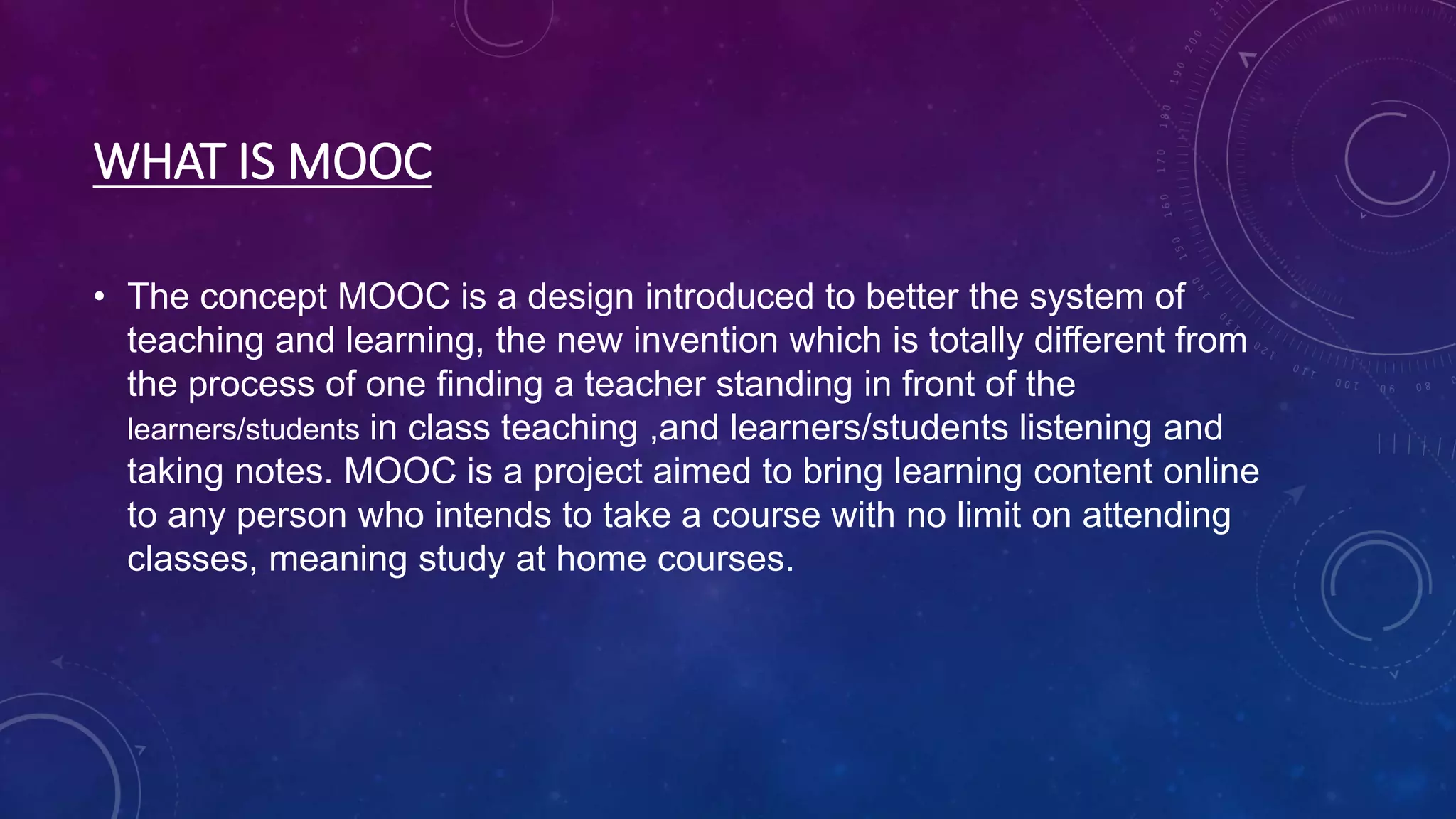 My mooc presentation | PPT