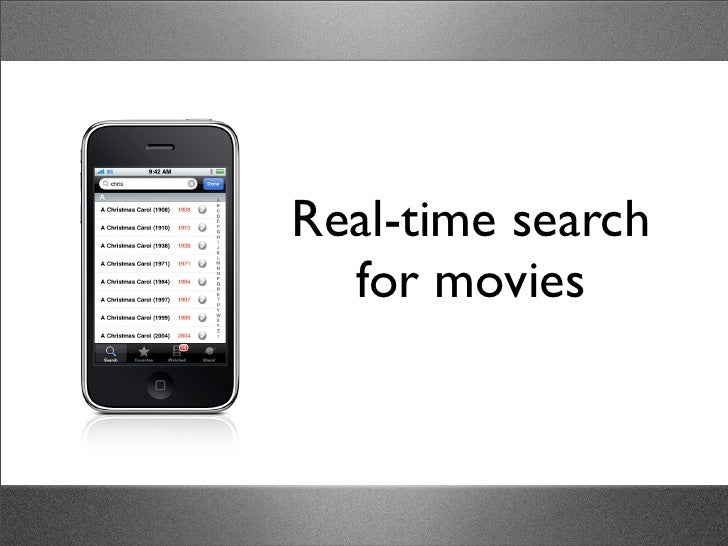 my movie list iphone app