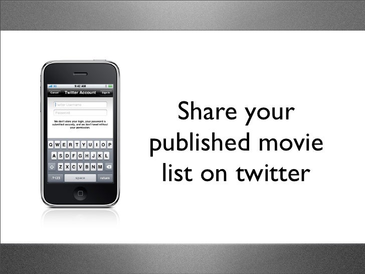 my movie list iphone app