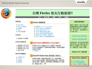 mozilla
MozTW, Mozilla Taiwan Community
 