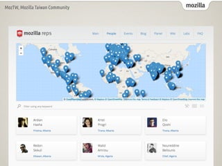 mozilla
MozTW, Mozilla Taiwan Community
 