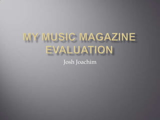 Josh Joachim
 