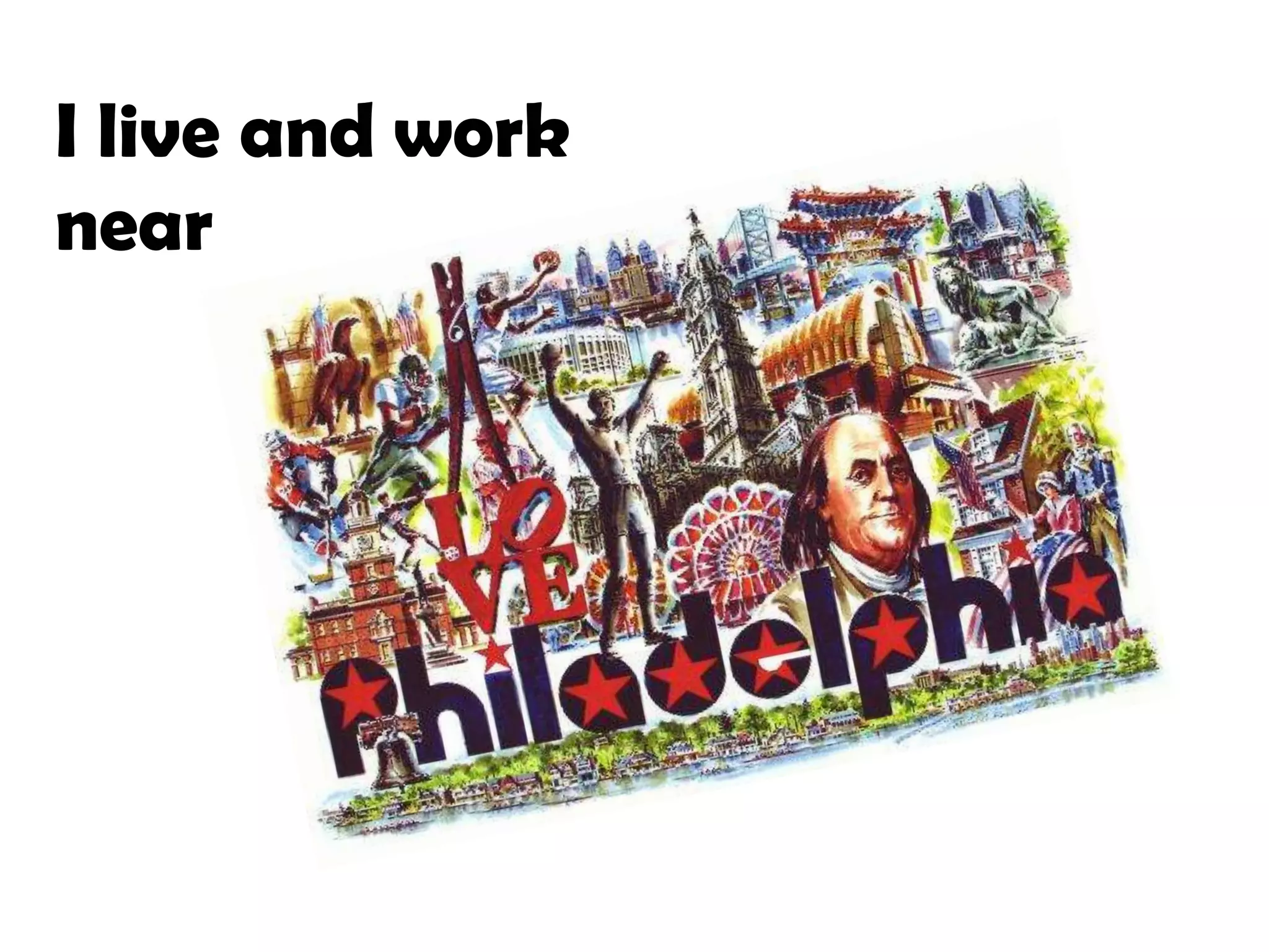 I live and work near