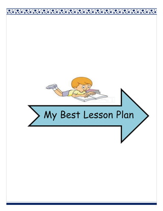 My Best Lesson Plan
 
