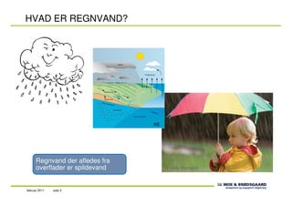 HVAD ER REGNVAND?
side 2februar 2011
© Judy Barranco
KE
Regnvand der afledes fra
overflader er spildevand
 