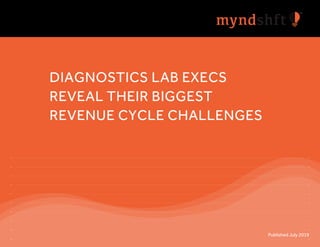 TM
DIAGNOSTICS LAB EXECS
REVEAL THEIR BIGGEST
REVENUE CYCLE CHALLENGES
Published July 2019
 