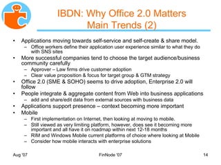 MyNet Social Networking Backupslides Nov 2007