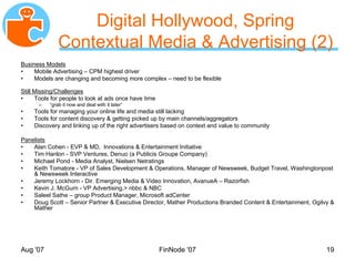 MyNet Social Networking Backupslides Nov 2007