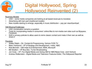 MyNet Social Networking Backupslides Nov 2007