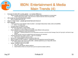 MyNet Social Networking Backupslides Nov 2007