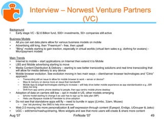 MyNet Social Networking Backupslides Nov 2007