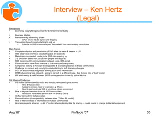 MyNet Social Networking Backupslides Nov 2007