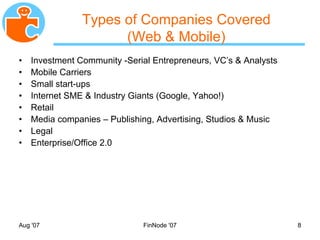 MyNet Social Networking Backupslides Nov 2007