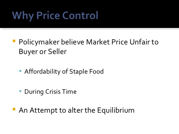 Price Control