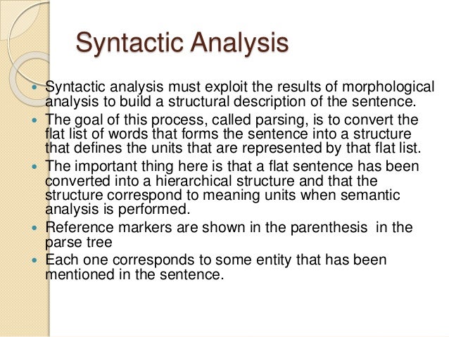 syntactic literature review meaning in research