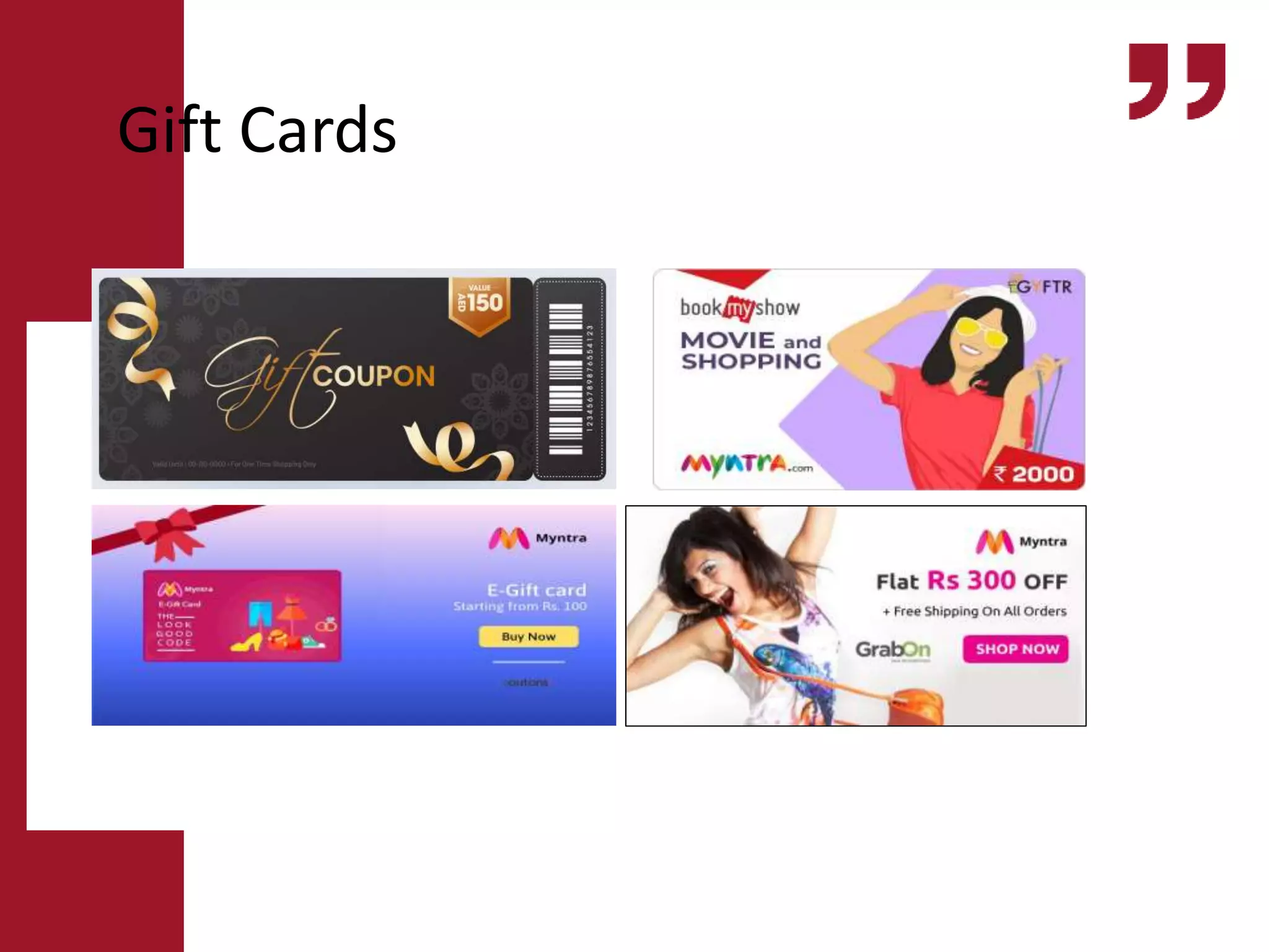 Gift Cards
 
