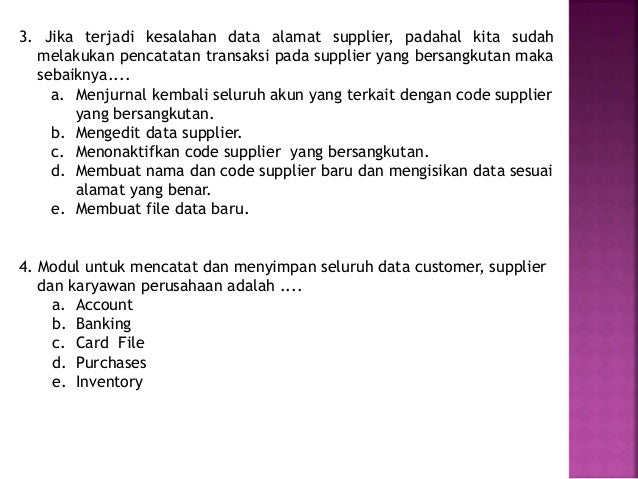 Mebuat Kartu Persediaan Kartu Utang Dan Memasukkan Saldo Utang Dal