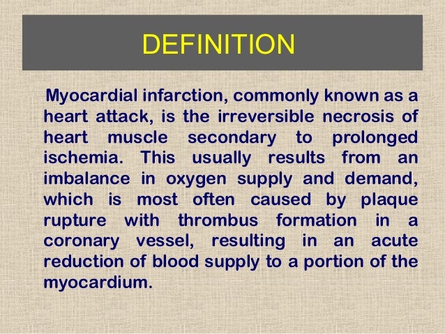 infarction myocardial