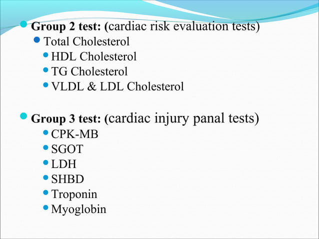 Myocardial infarction and its laboratory diagnosis | PPT