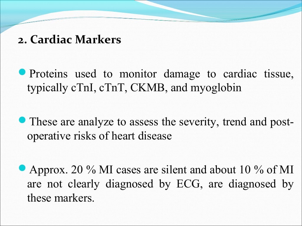 Myocardial infarction and its laboratory diagnosis