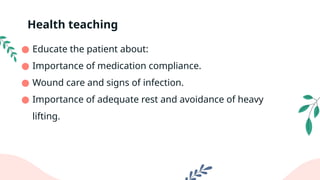 myocardial infarction case study presentation | PPTX