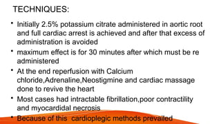 MYOCARDIAL PROTECTION STRATEGIES presentation | PPTX