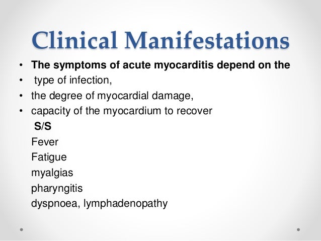 Myocarditis
