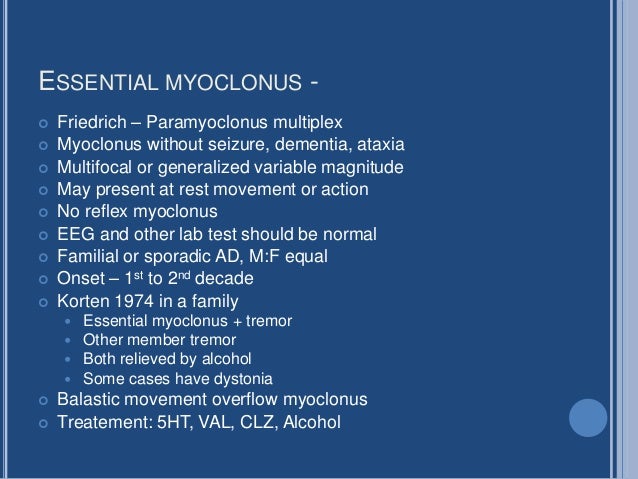 Myoclonus