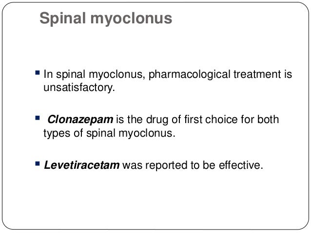 Myoclonus seizure