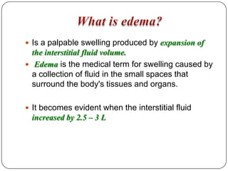 Oedema | PPTX