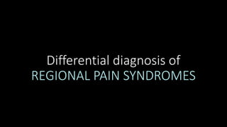 Myofascial pain syndrome