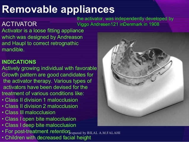 Myofunctional Appliances In Orthodontic -