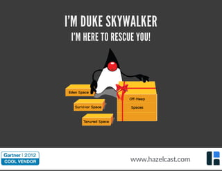 I'M DUKE SKYWALKER
I'M HERE TO RESCUE YOU!
www.hazelcast.com
 