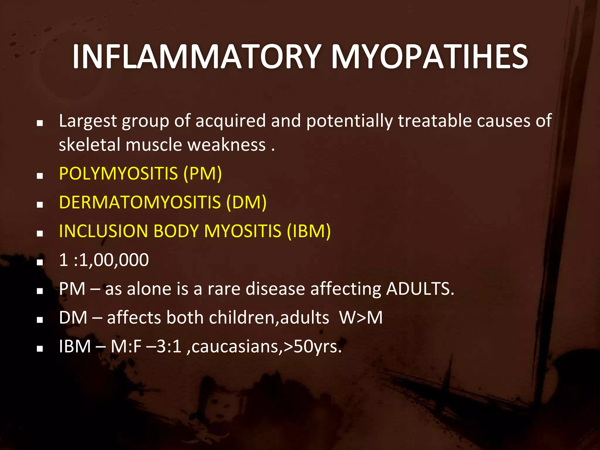 Tendon reflexes – normal /hypoactive in adv.cases