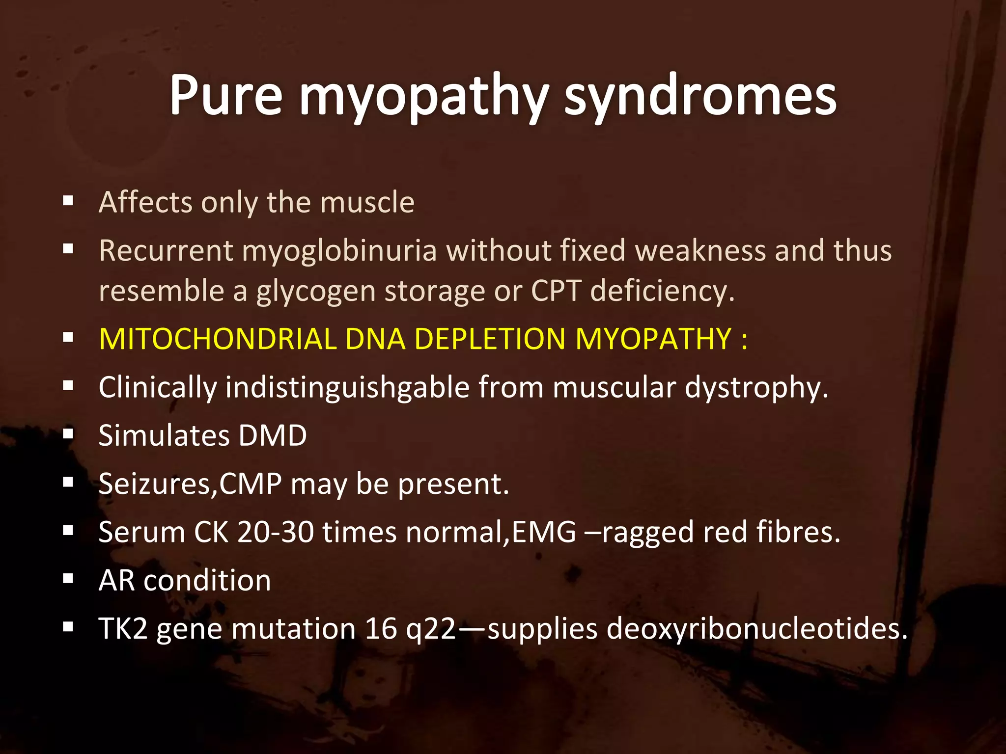 Degenerative process in addition to autoimmune process.