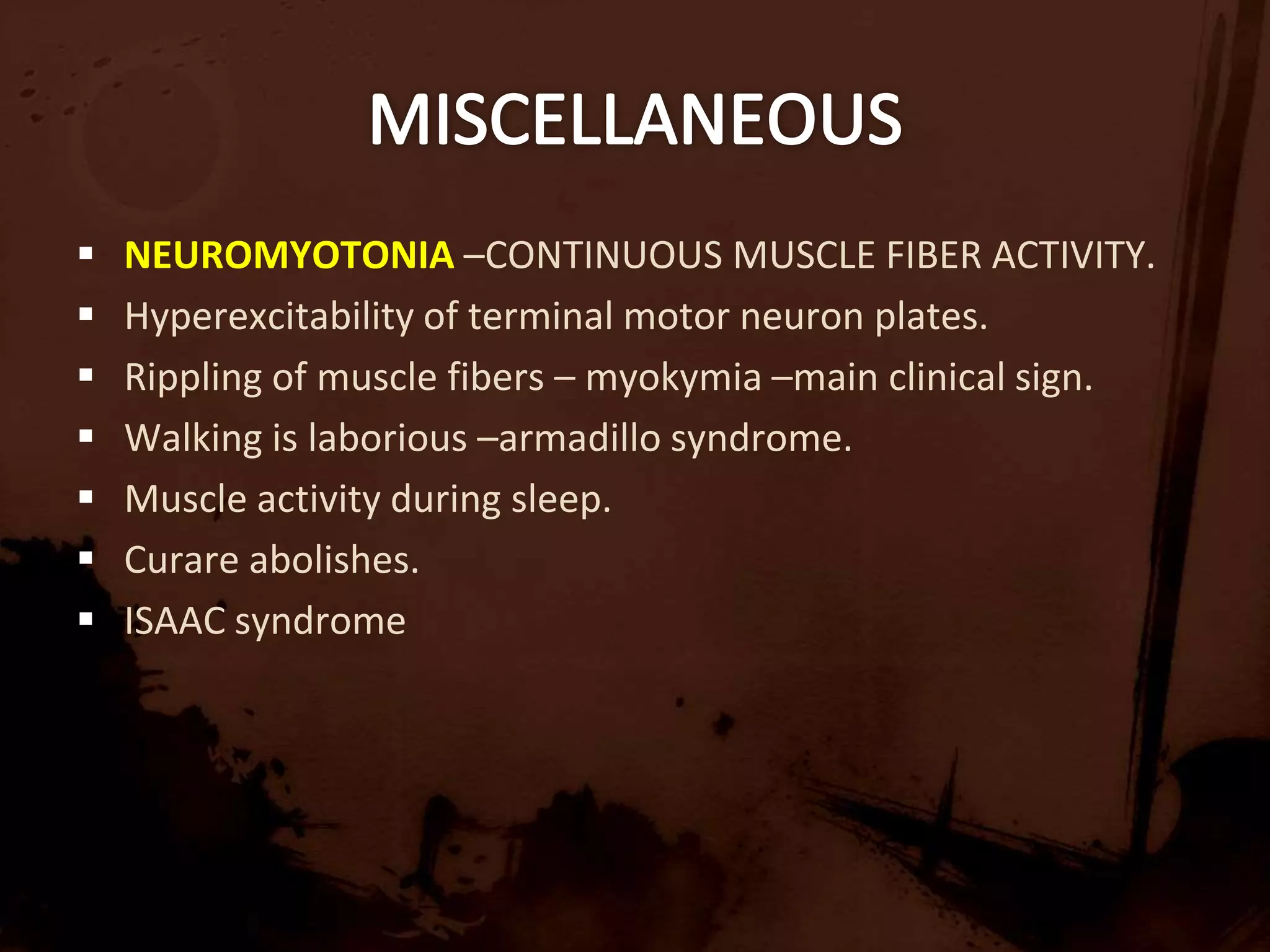 B amyloid deposits within vacuolated muscle fibres,cyto ox –ve mitochondria.