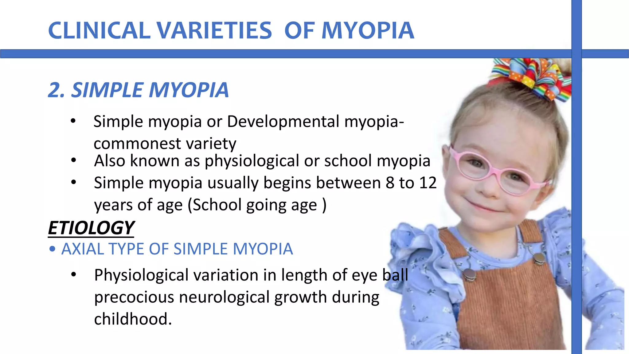 Myopia refractive error of eye | PPT