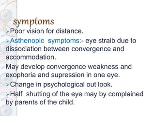 Poor Distance Vision MYOPIA A REFRACTIVE ERROR OF AN EYE | PPTX