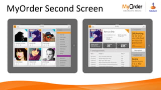MyOrder	
  Second	
  Screen	
  
 
