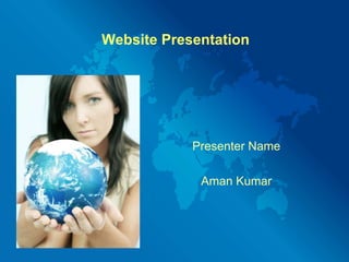 Website Presentation Presenter Name Aman Kumar 