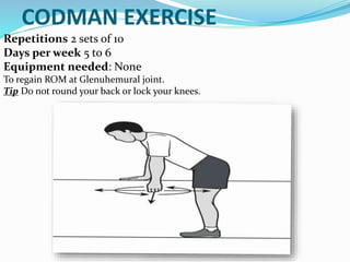 PHYSIOTHERAPY MANAGEMENT OF ROTATOR CUFF TENDINOPATHY | PPTX