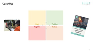 Coaching
Past Positive
Negative Future
11
 