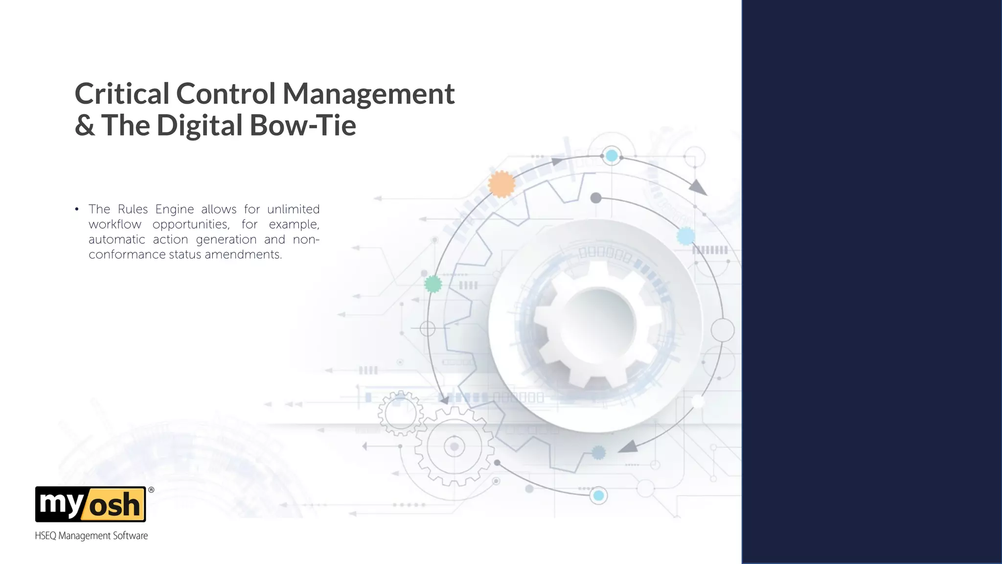 Critical Control Management
& The Digital Bow-Tie
•
 