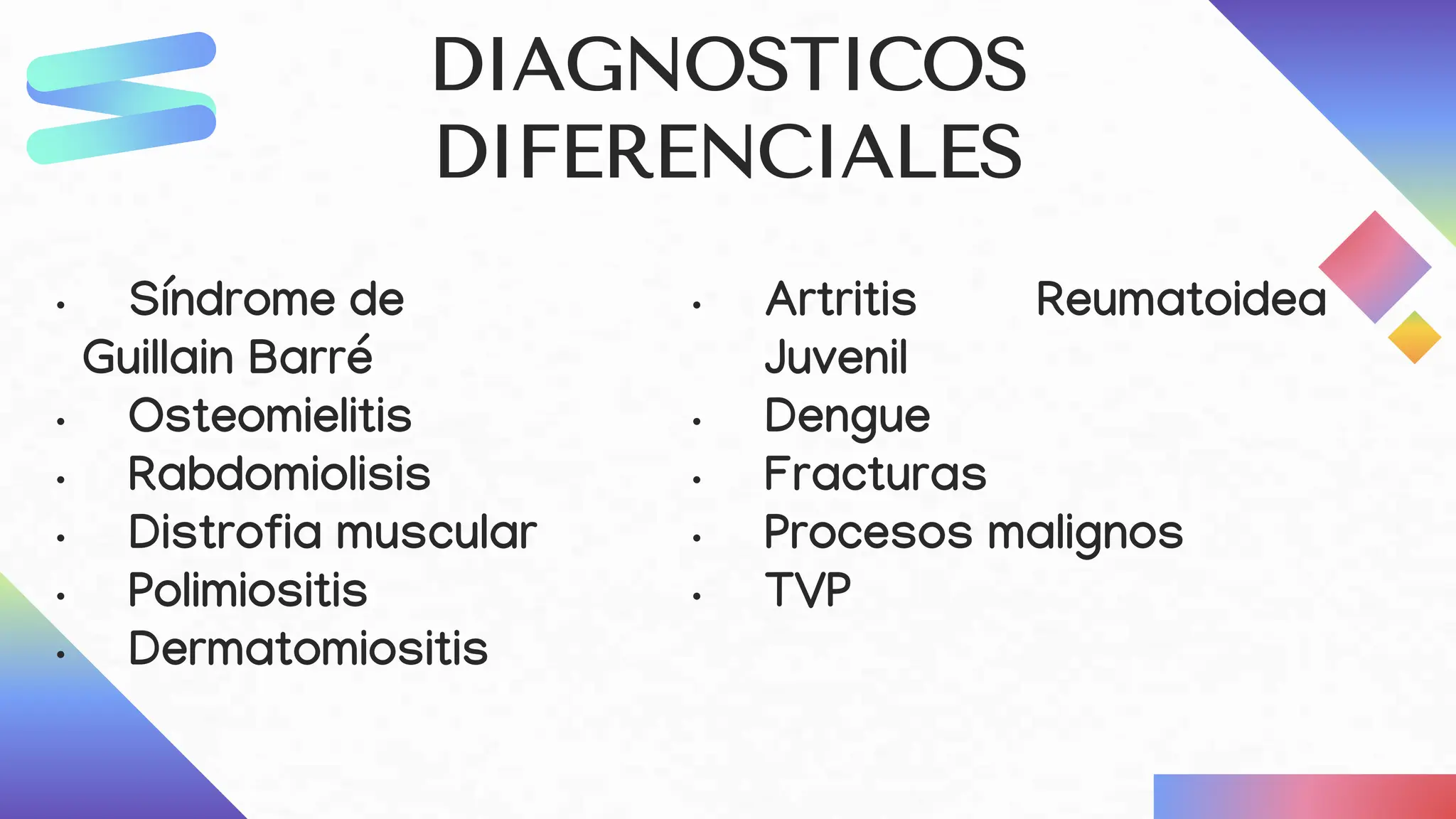 Myositis Disease / Miositis Viral Aguda PPT