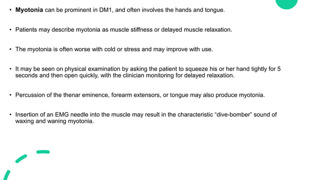 Myotonic muscular dystrophy | PPTX | Physical Therapy | Wellness
