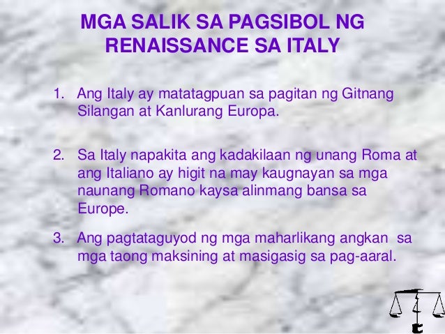 Ano Ang Kaugnayan Ng Salitang Ito Sa Renaissance