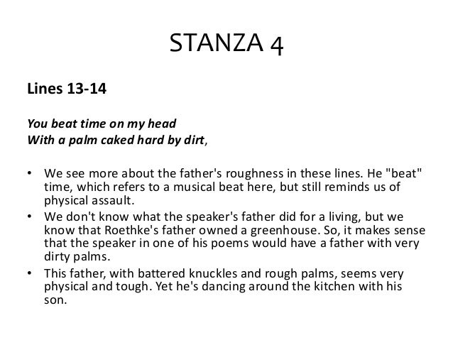 Analysis Of My Papa S Waltz