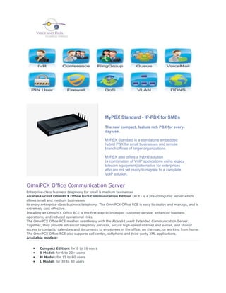 My Pbx E1   Ip Pbx For Sm Bs