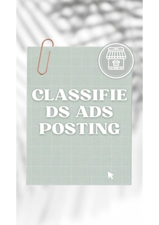 Free classified ads posting