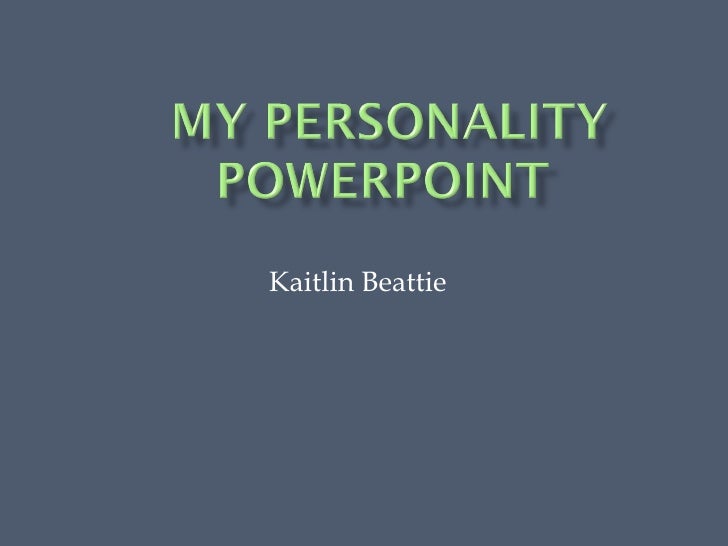 Essay about my personality
